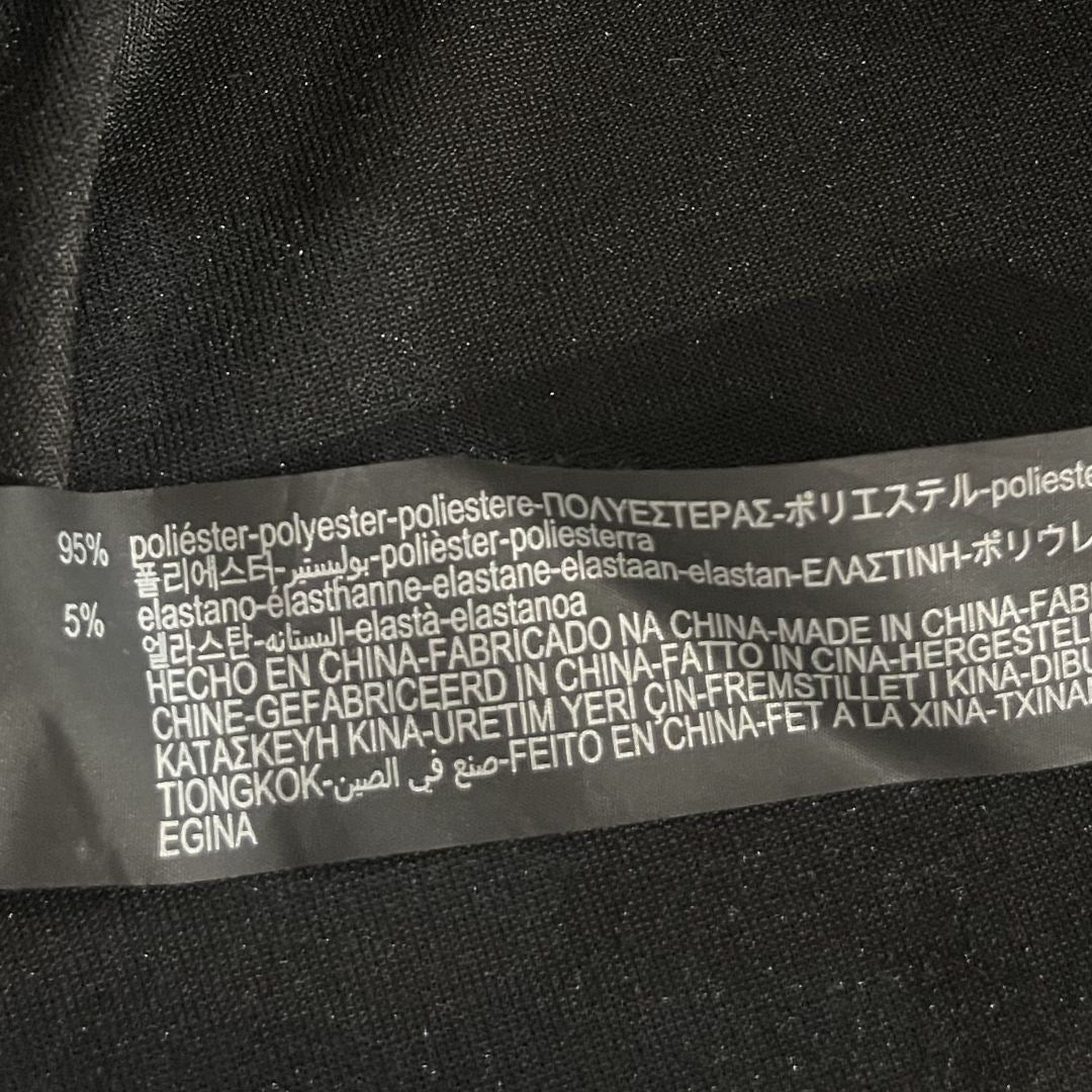 Zara Alessa Black Velvet Long Sleeve V-Neck Short Dress SZ Small Cocktail Party