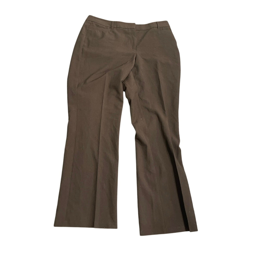 Rafaella Brown Women Trousers Pants Plus Size 14 Career Office Professional Chic
