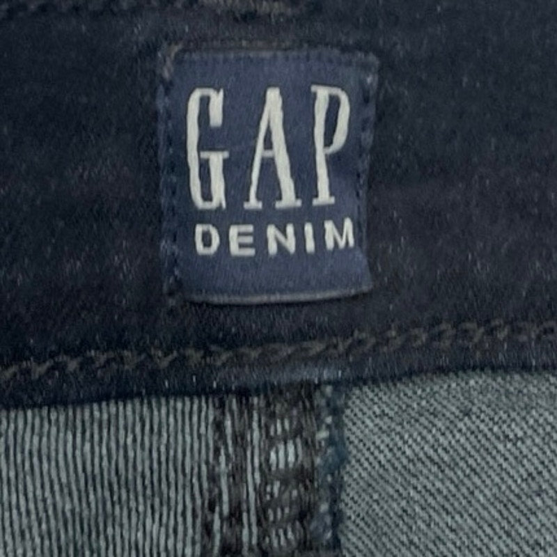 Gap Denim Jegging Indigo Blue High Rise Pants SZ 28 Tall Ankle Tied Bow