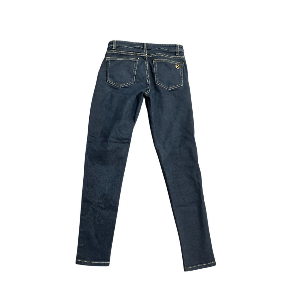 Michael Kors Izzy Skinny Dark Blue Wash Denim Jeans SZ 4 Casual Chic Streetwear