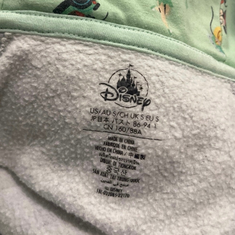 Disneyland Resort Play in the Park Full Zip Hoodie Sweater Mickey Mousse SZ S