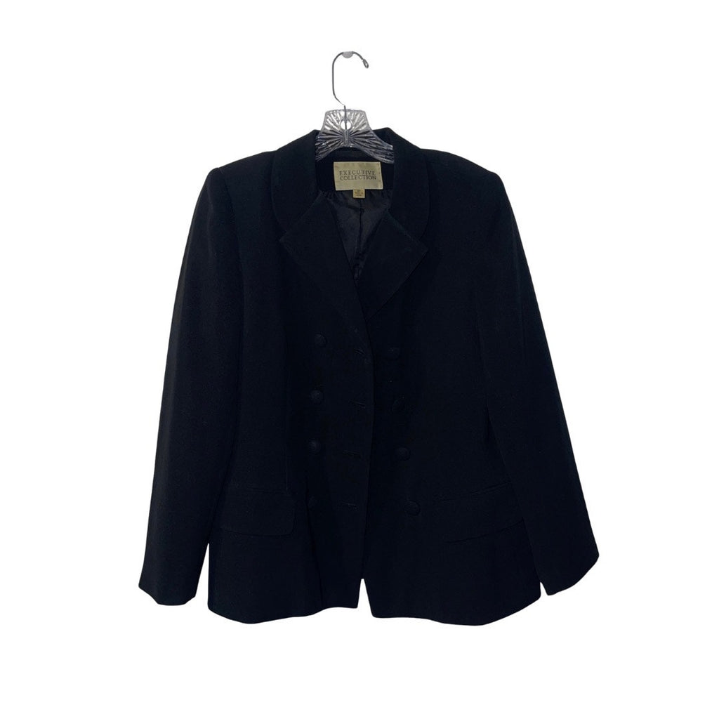 Executive Collection Womens Blazer Size 8P Office Career Business Vintage