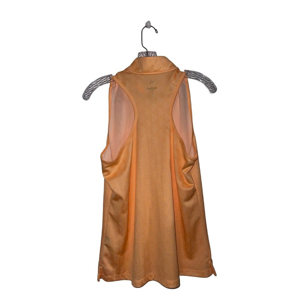 Adidas Racerback Sleeveless Golf Polo Shirt Orange Size Large Sports Athletic