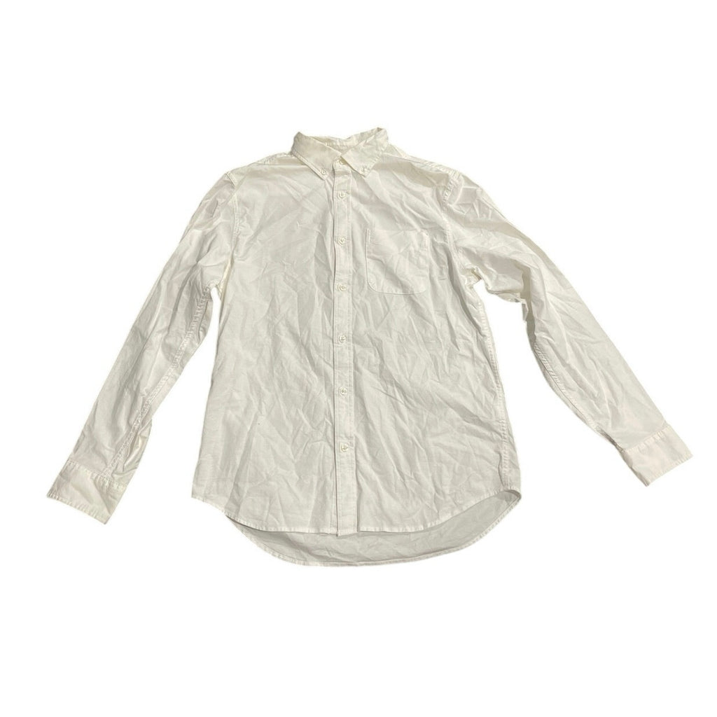 Old Navy Everyday Long Sleeve Button Up Shirt SZ M Regular Fit Casual Preppy
