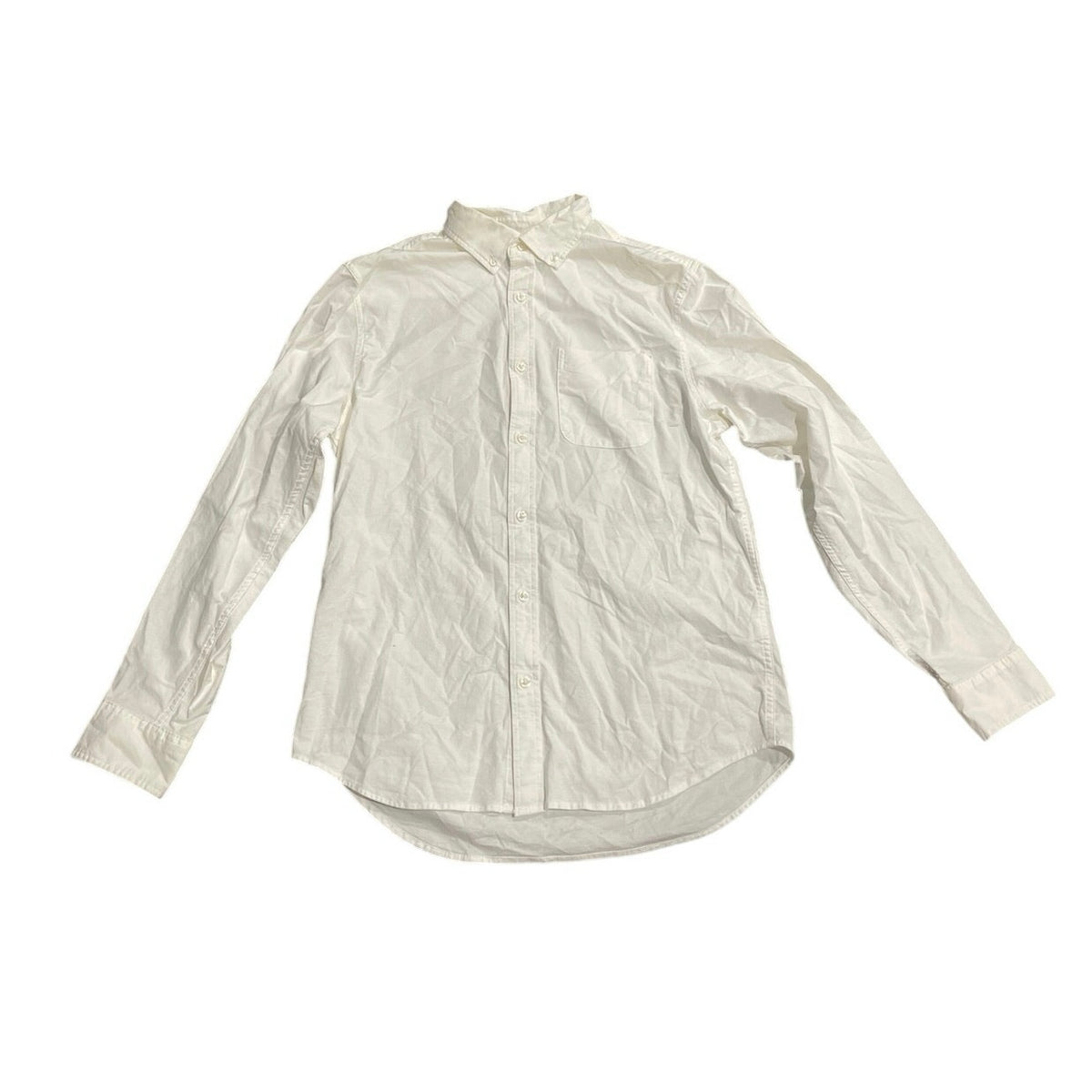 Old Navy Everyday Long Sleeve Button Up Shirt SZ M Regular Fit Casual Preppy