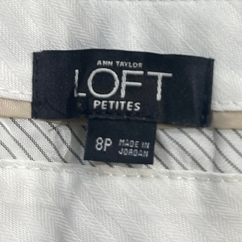 Ann Taylor Loft Julie Trousers Wide Leg Pants Size 8P Career Office Casual