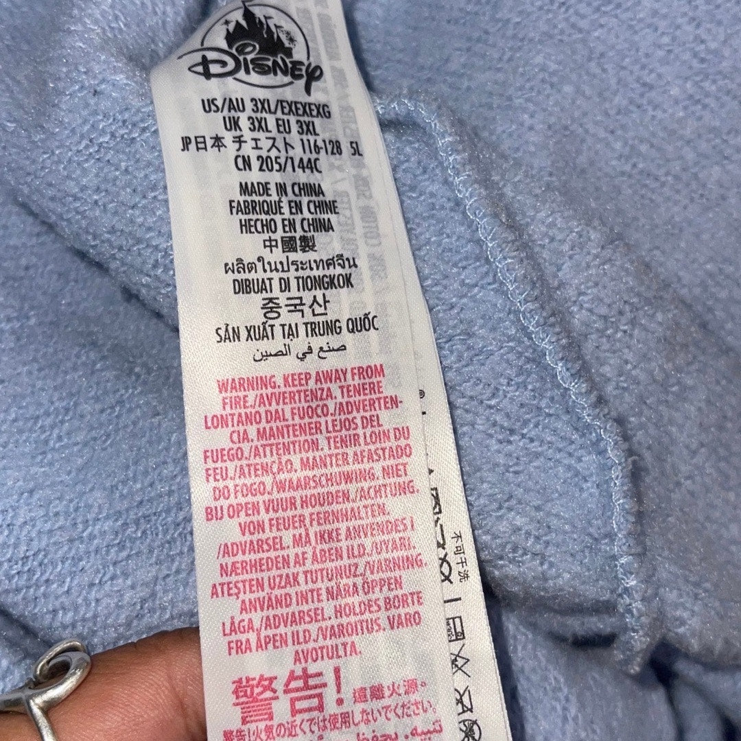 Disney Mickey Mouse Crewneck Pullover Blue Sweater Size 3XL Disneyland Resort