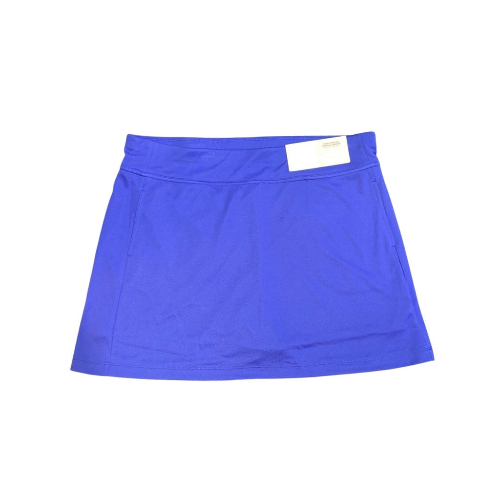 Ben Hogan Womens Gold Skort Royal Blue Tummy Control Size XL Tennis Athletic NWT
