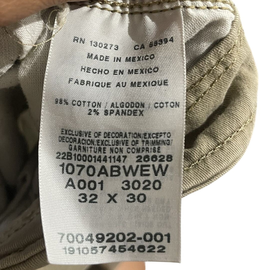 Wrangler Men's Cargo Relaxed Fit Pants SZ 32X30 Utility Workwear Y2K Streetwear