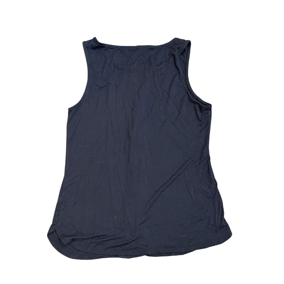 The Limited Sleeveless Navy Blue Blouse Size Small Career Preppy Office Chic