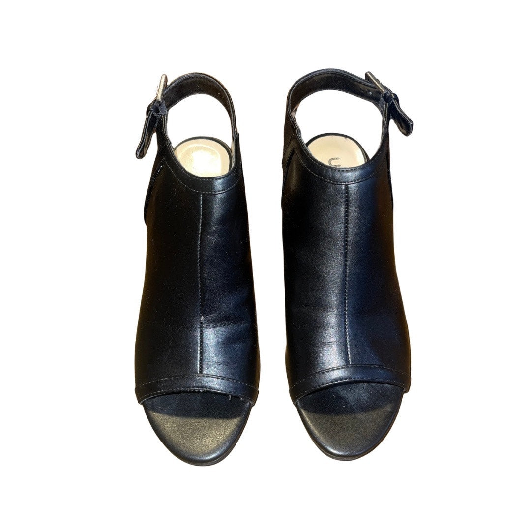 UNISA Womens Open Toe Heel Shoes Block Mule Size 9 Shootie