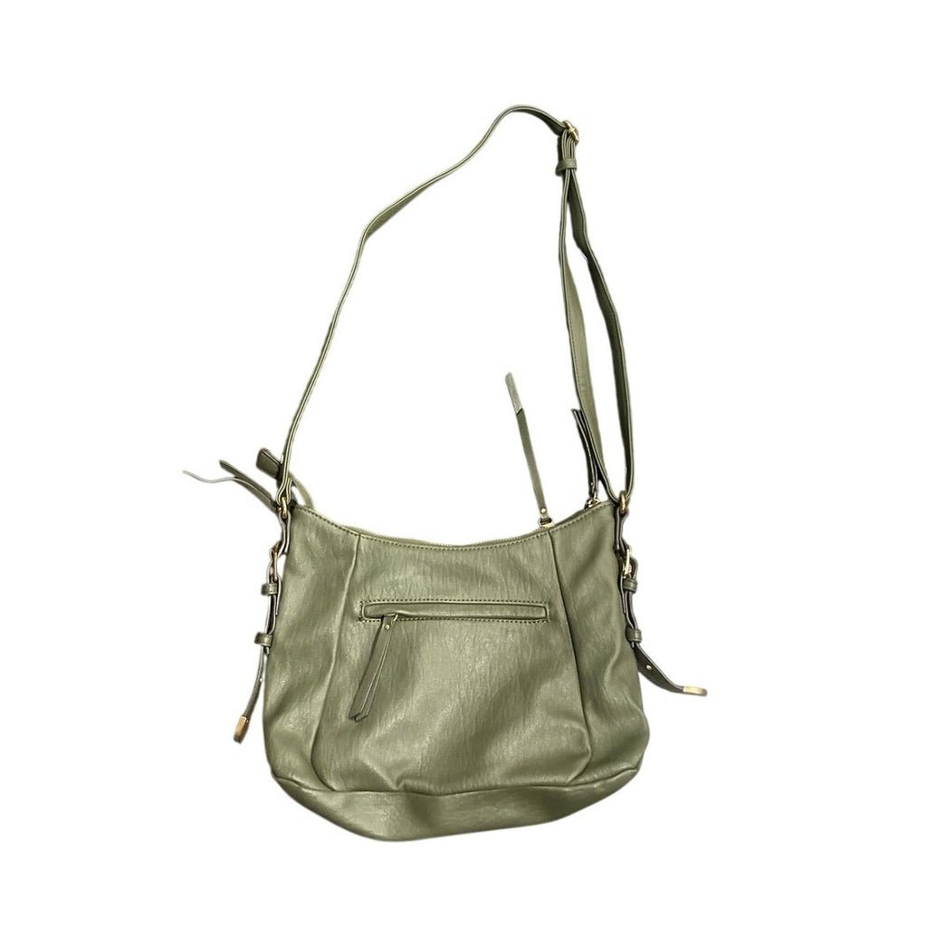 Jessica Simpson Faux Leather Boho Satchel Crossbody Handbag Street Chic