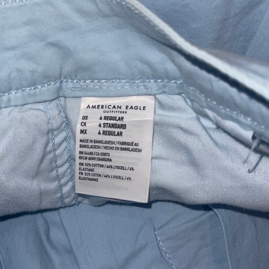American Eagle Outfitters High Waisted Pleated Tennis Skirt Baby Blue NWT Size 4