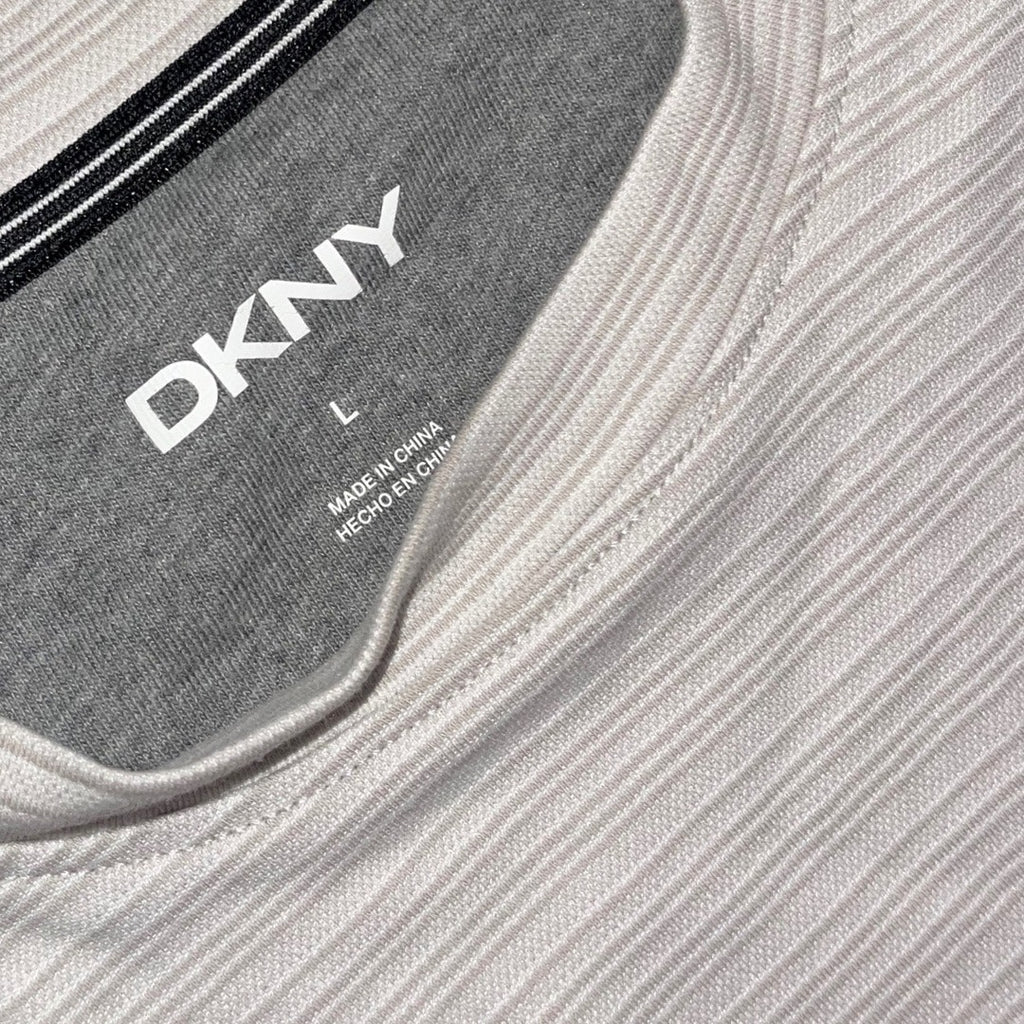 DKNY Men's Crewneck Long Sleeve Shirt Cotton Blend Size Large