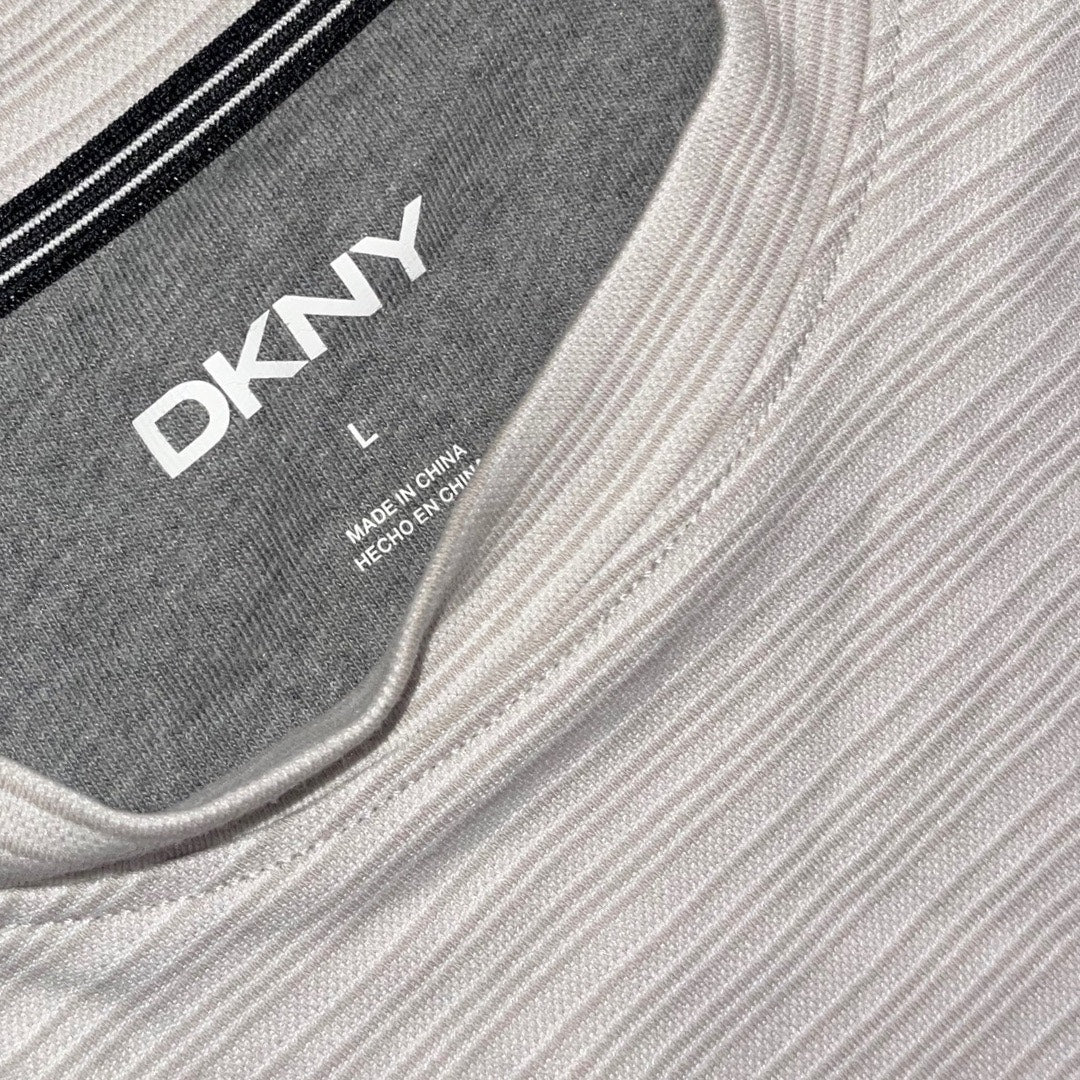 DKNY Men's Crewneck Long Sleeve Shirt Cotton Blend Size Large