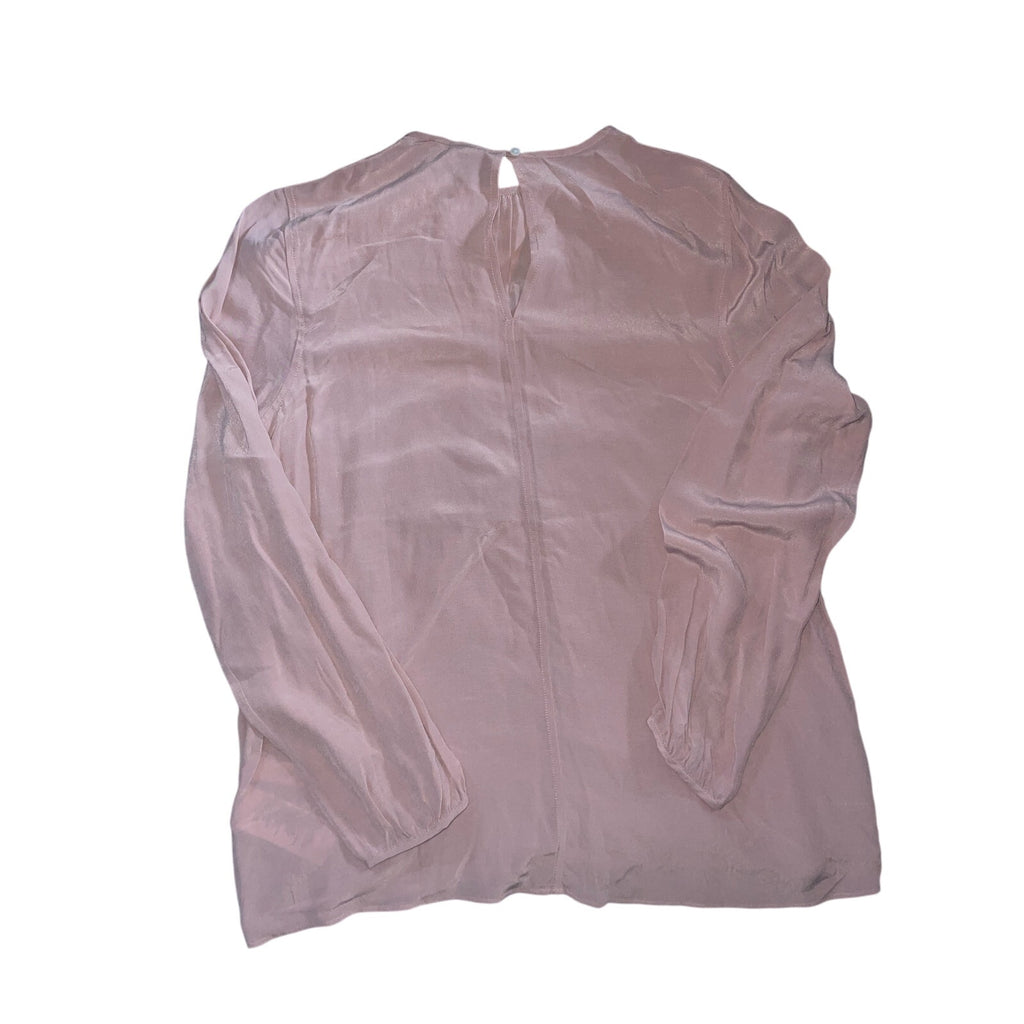 Calvin Klein Jeans long sleeve blouse Mauve Pink Size Medium Career Office  NWT