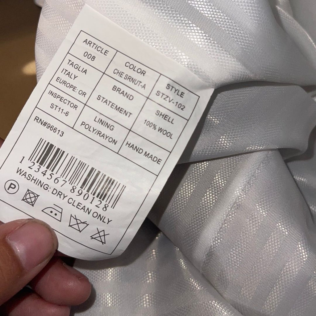 Statement Mens Suit Button up Vest Lined Wedding Evening Business Professional