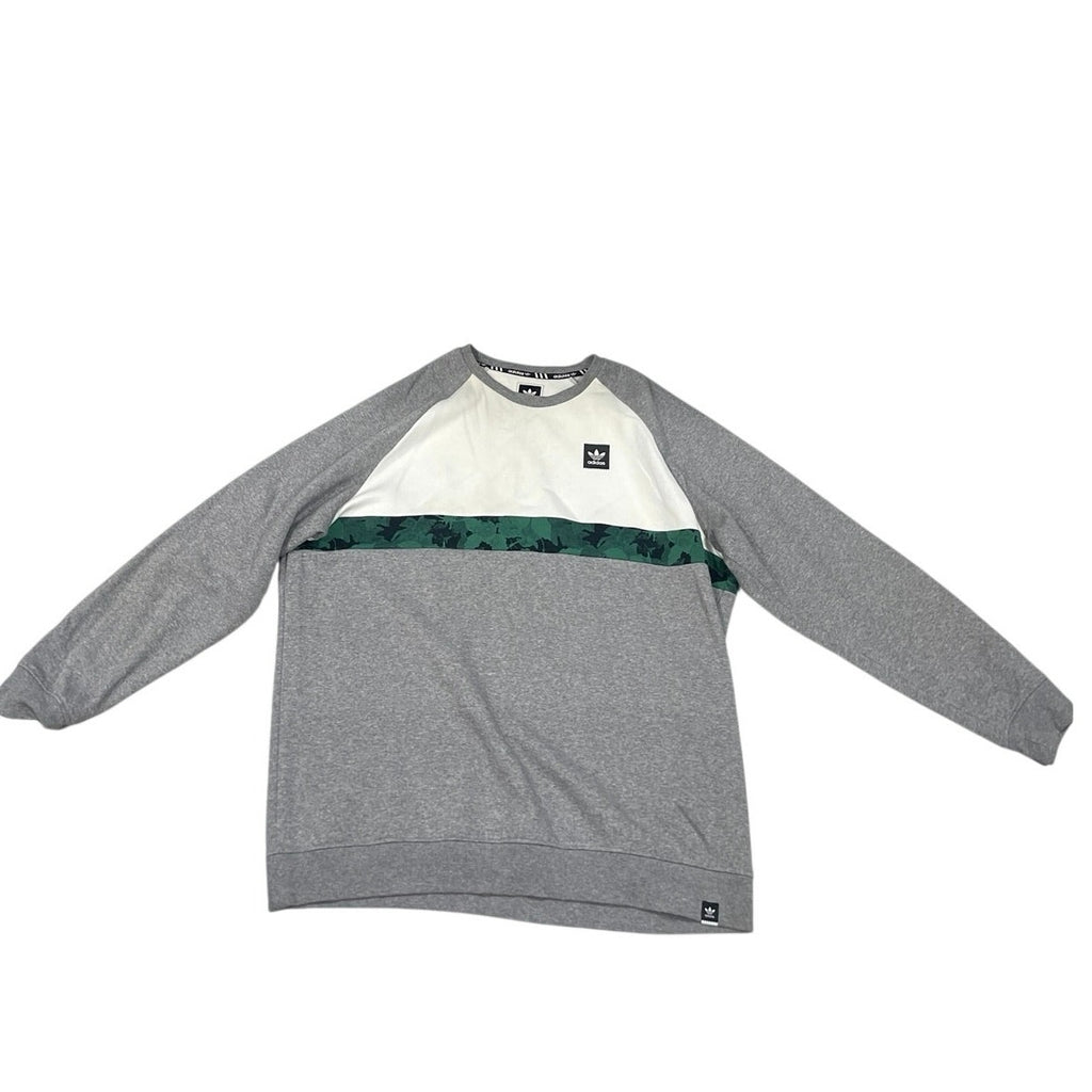Adidas Originals Color Blocked Crew Sweatshirt Size XXL Athletic Streetwear