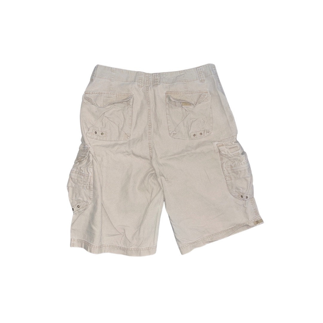 Arizona Mens Khaki Tan Cargo Shorts Size 36