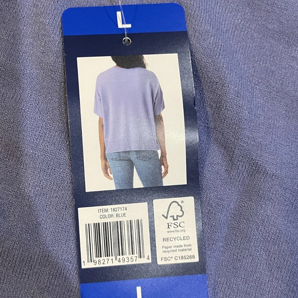 Splendid Short Sleeve Crewneck Knit Top NWT Casual Comfort loungewear