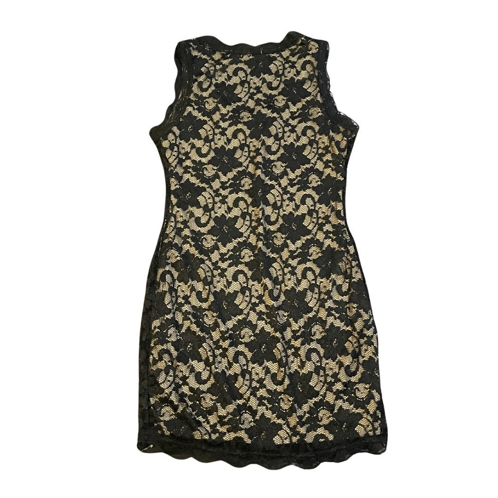 Liberty Love Lace Mini Dress SZ Large Bodycon Cocktail Party Wedding Whimsygoth