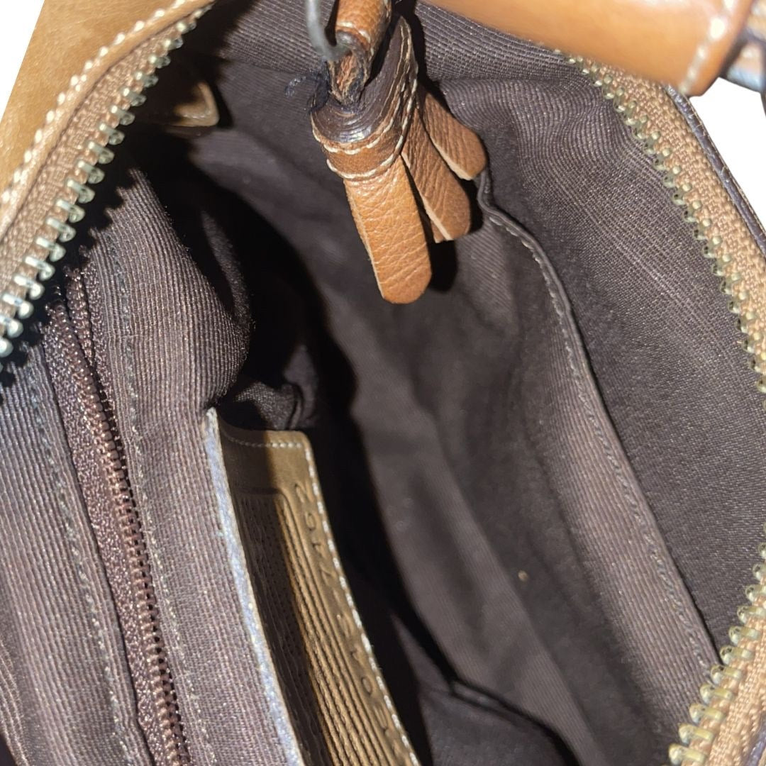 Coach Hamptons Soho Hobo Leather Shoulder Bag Style E04S 7462 Y2K 2000's Vintage