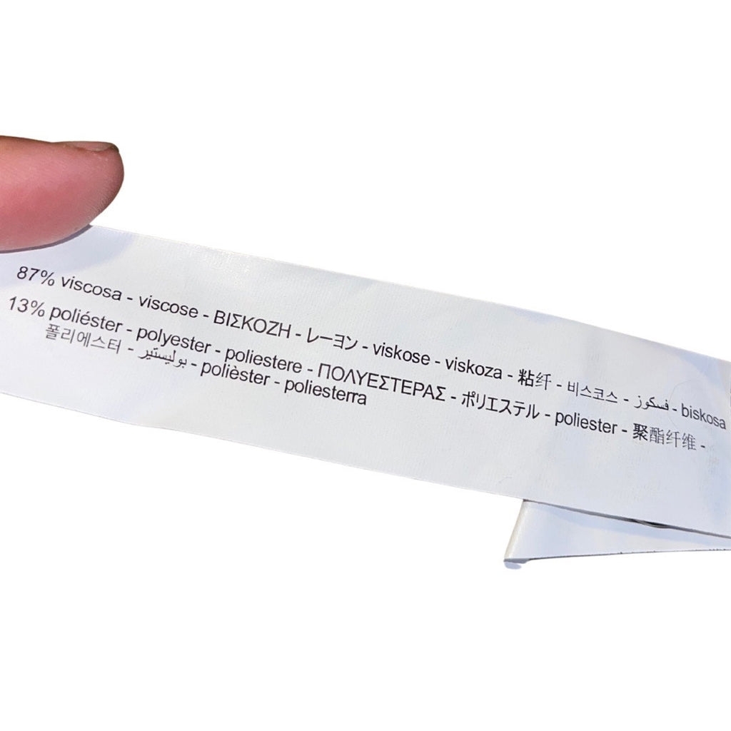 ZARA Extra Wide Leg Jacquard Striped Long Pants Size Large High Waist Trousers