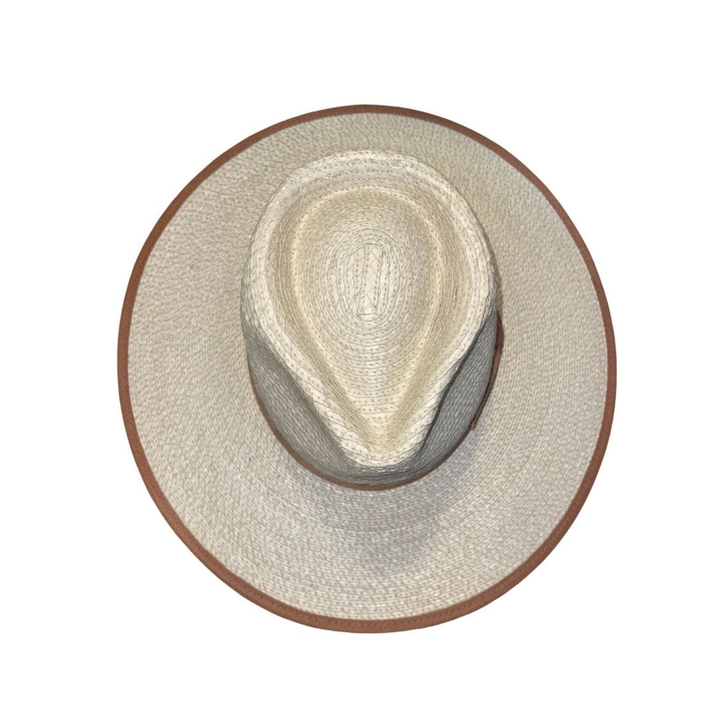 Brixton Jo Straw Rancher Hat Natural Tan Tripilla Straw Adjustable Medium NWT