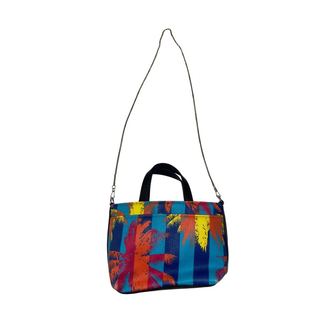 Tahari Small Crossbody Multi Palm Print purse Handbag