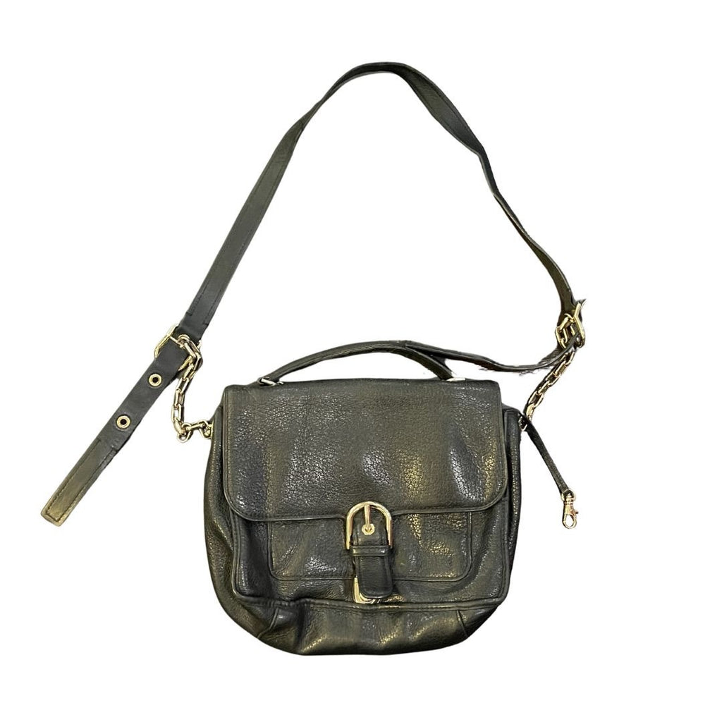 Michael Kors Cooper Medium Pebbled Leather Messenger Bag School Satchel Chic VTG
