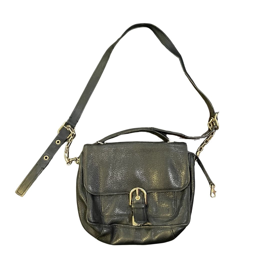 Michael Kors Cooper Medium Pebbled Leather Messenger Bag School Satchel Chic VTG