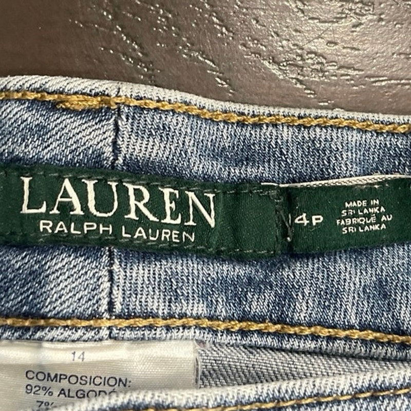 Lauren Ralph Lauren Premium Straight Denim Jeans Size 14 Streetwear Casual