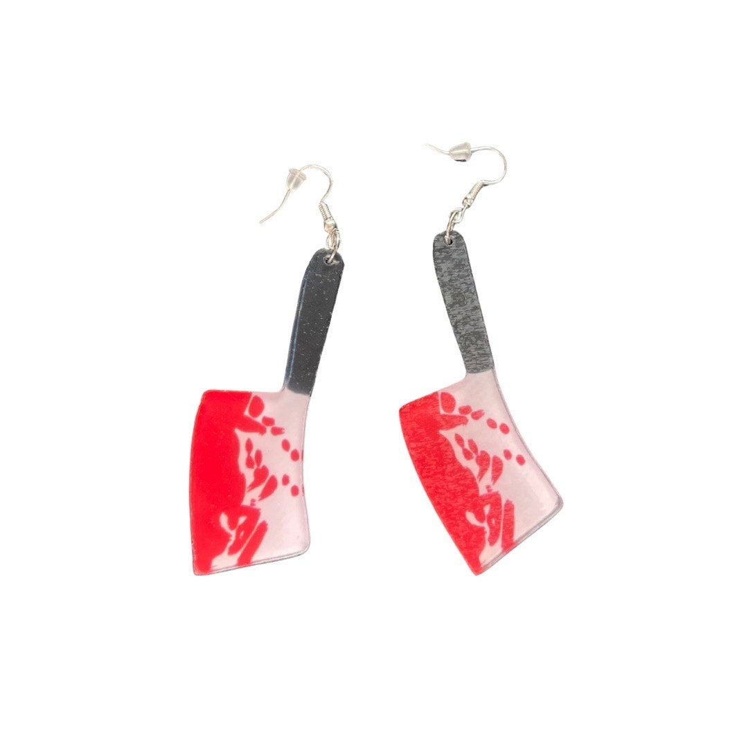 Knife earrings