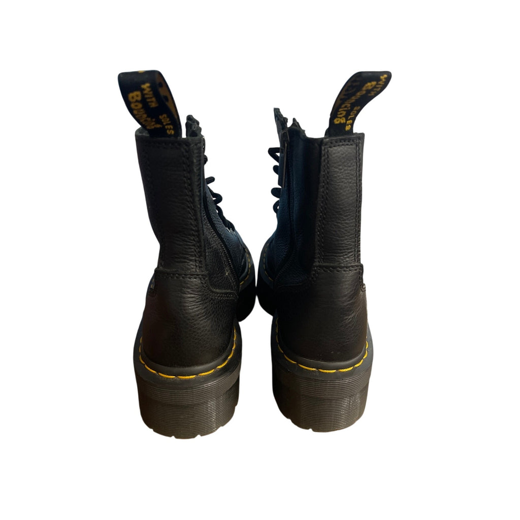 Dr. Martens Jadon III Pisa Leather Platform Boots SZ Women 7 Combat Punk Grunge