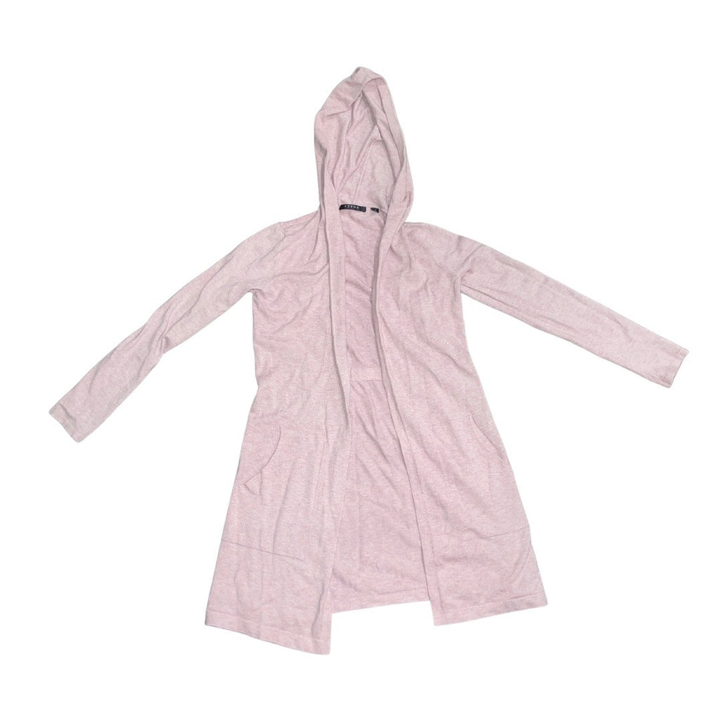 Cyrus Hooded Long Cardigan Sweater Size XS Lightweight Pink Casual Comfort