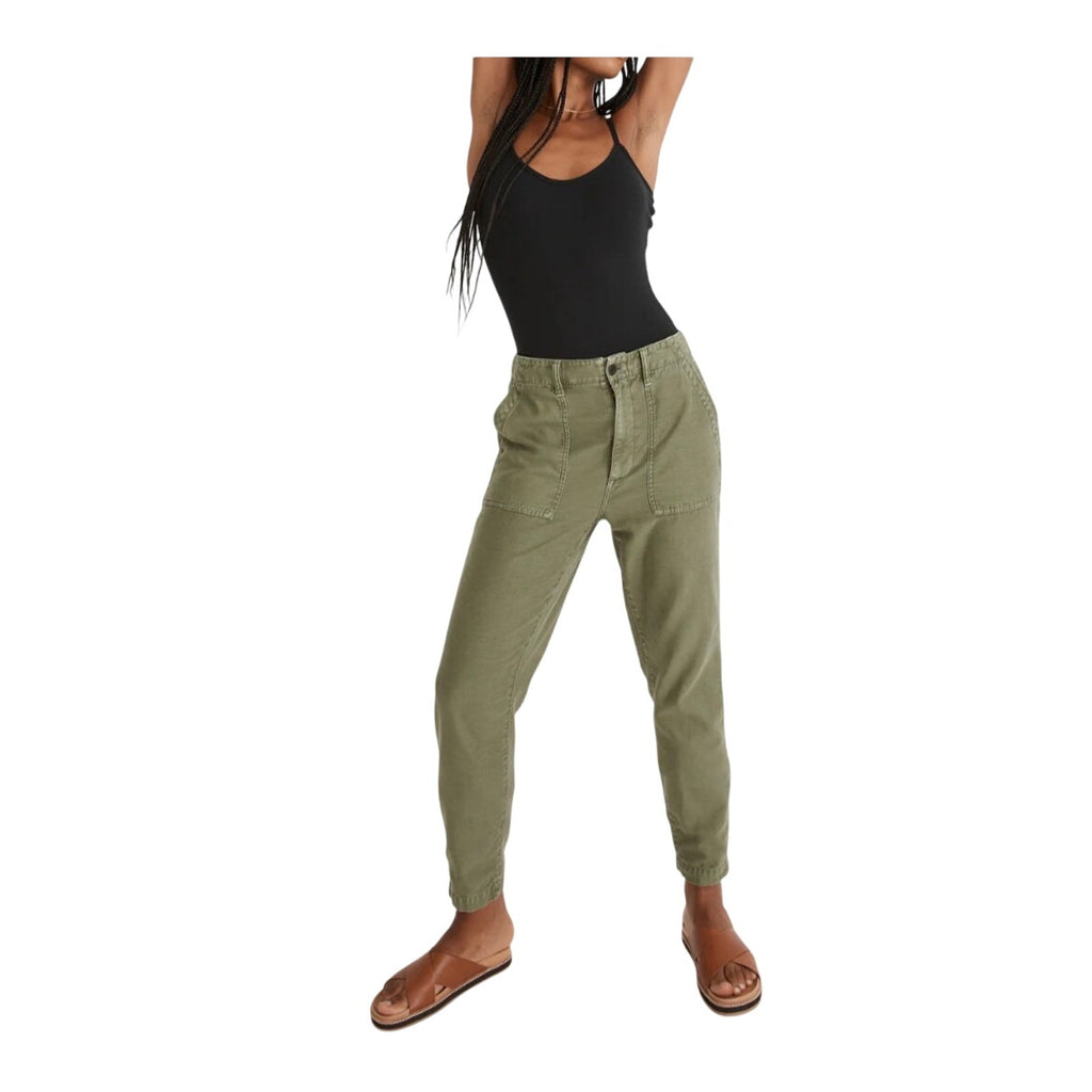 Madewell Curvy Griff Tapered Fatigue Pants 25 Vintage Inspired Relaxed Cropped