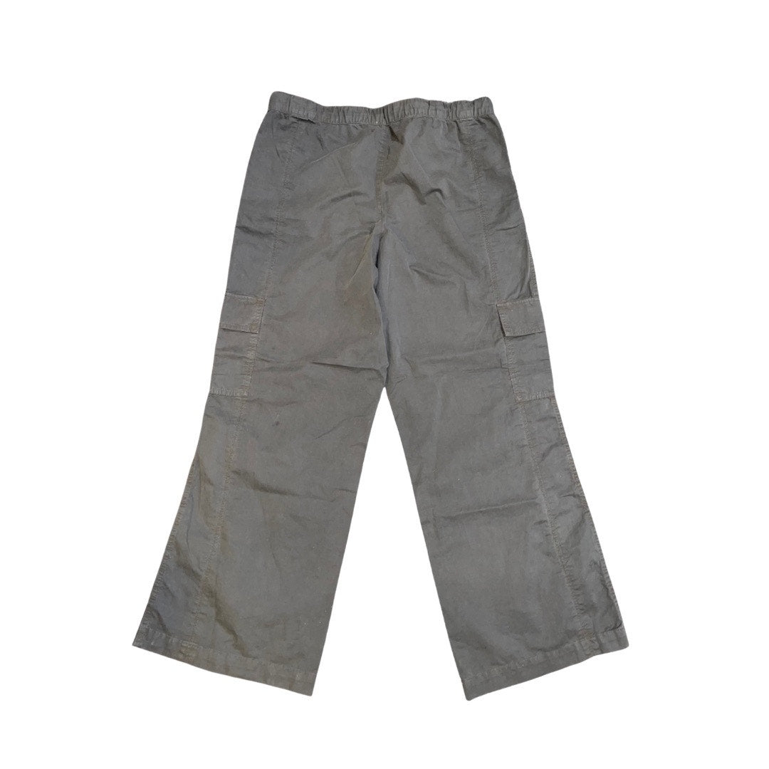 Arizona Jean Co Low Rise Cargo Light Weight Gray 100% Cotton Size Large NWT