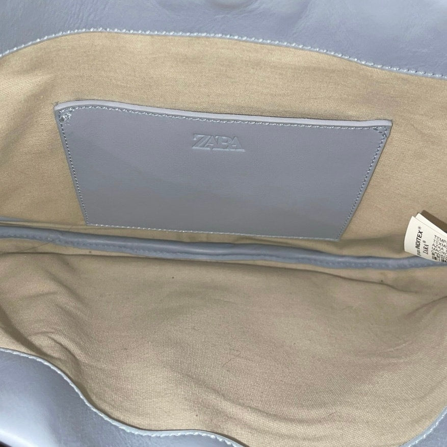 Zara Leather Half Moon Crossbody Bag Purse Limited Edition