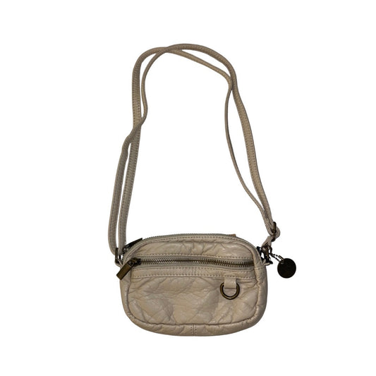 Ampere Creations Soft Vegan Leather Mini Crossbody Purse Taupe NWT