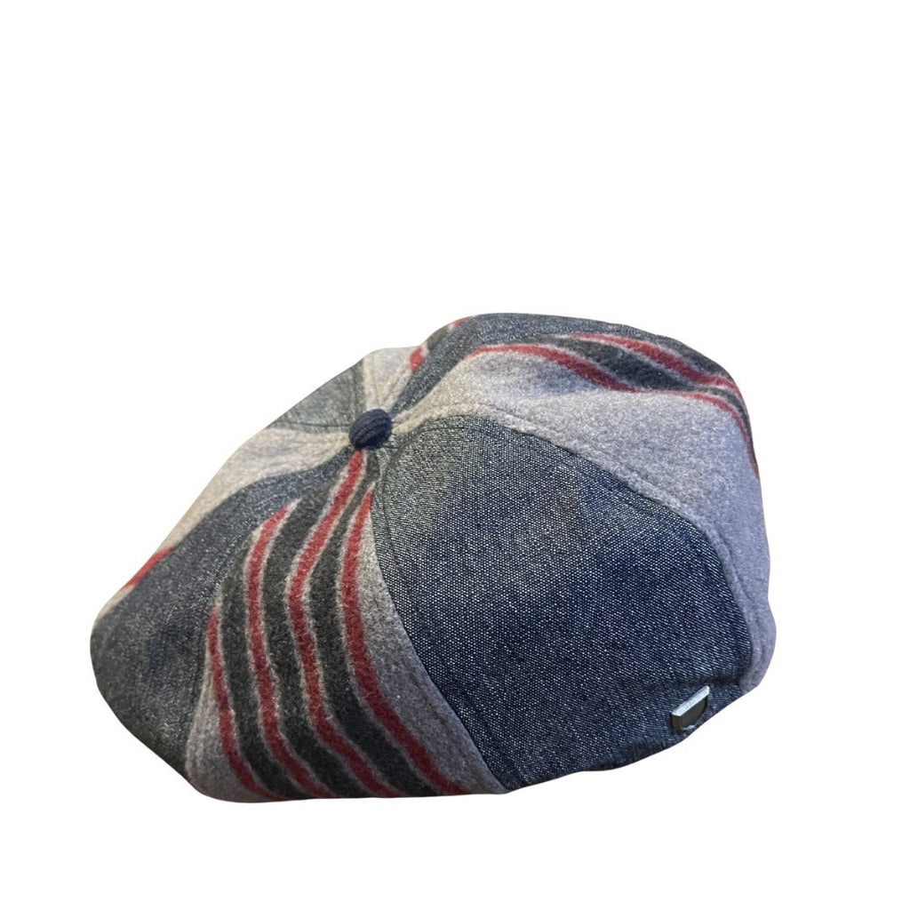 Brixton Altered Threads Brood Baggy Snap Cap Patchwork Unisex SZ M Newsboy  NWT