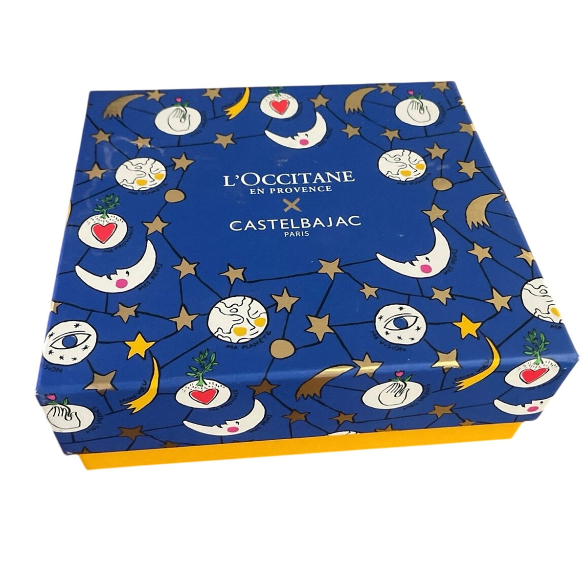 L'Occitane Gift Set Box w/ Hand Cream Scrub Shower Nail Oil Beauty Care NEW