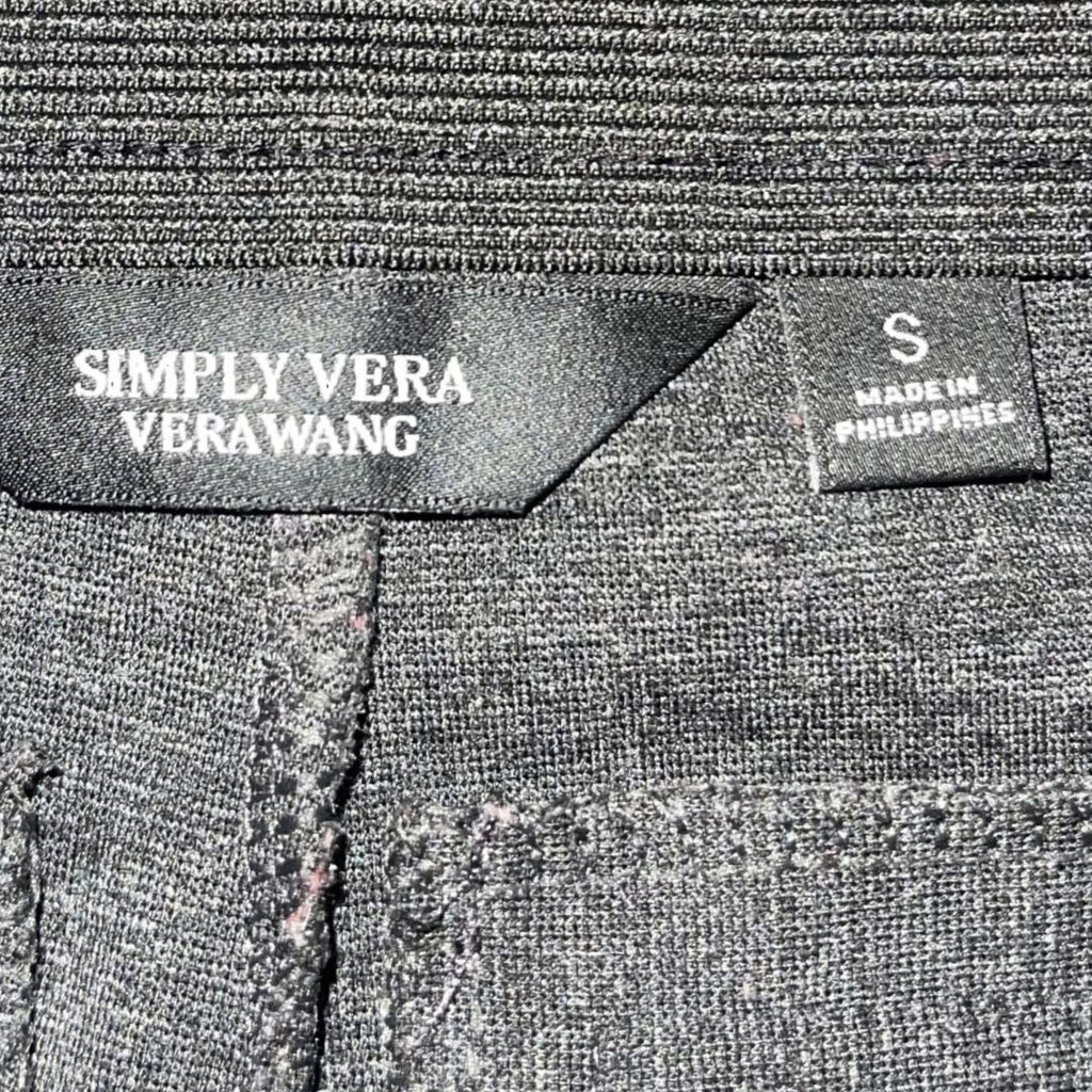 Simply Vera Gray Bootcut Flare Leg Pull on Pants SZ Small Office Comfort Casual
