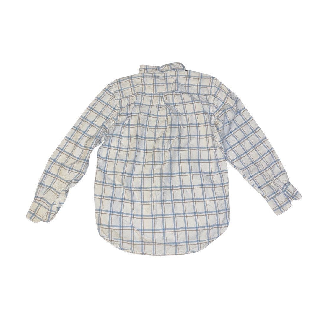 Austin Clothing Company Mens Long Sleeve Plaid Shirt 100% Cotton Size Medium