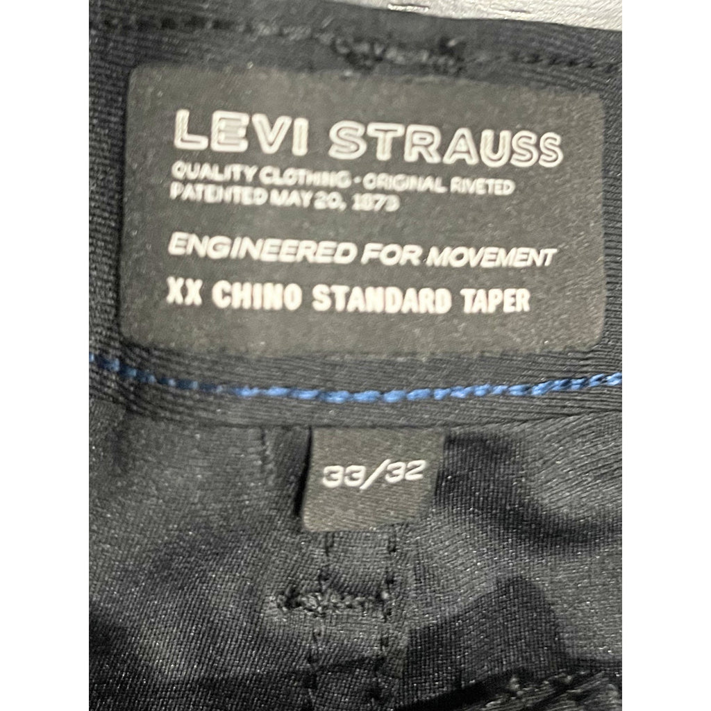 Levi Strauss XX Chino Standard Taper Tech Pants Size 33 Performance Wrinkle Free