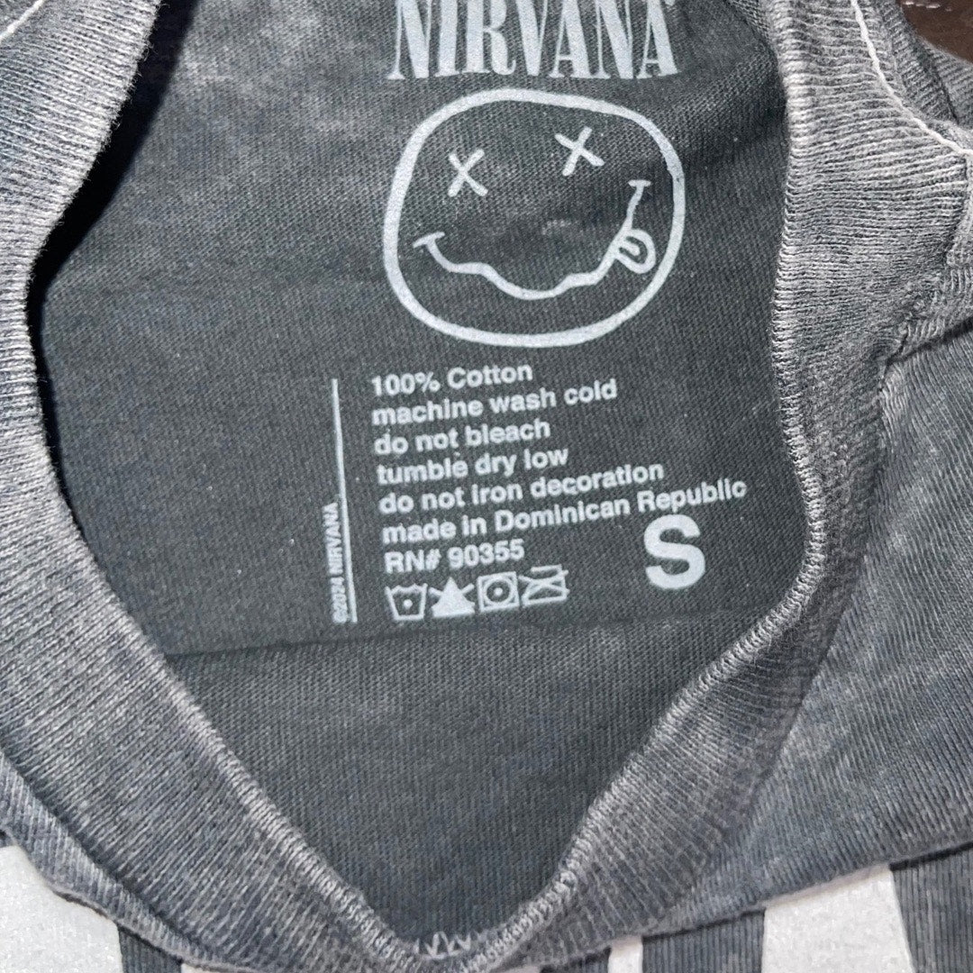 Nirvana Vintage Live 93 Tour Merch T-Shirt 100% Cotton Size Small
