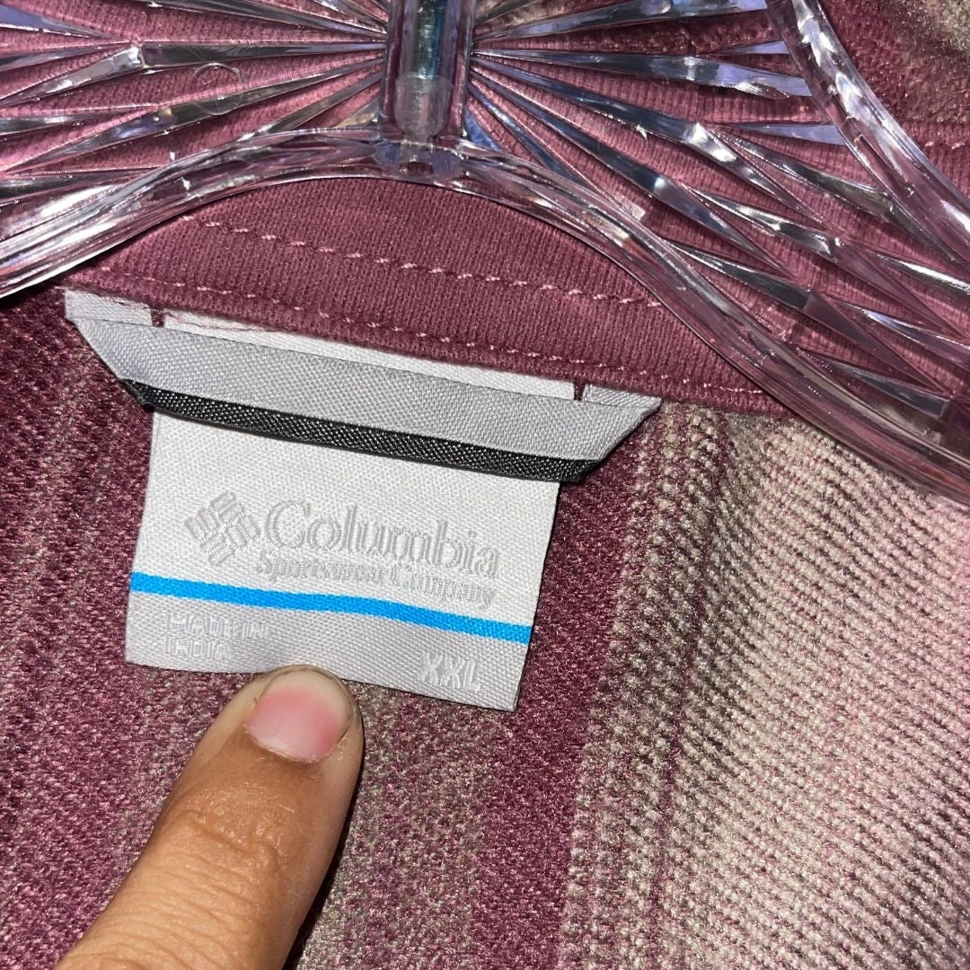 Columbia Women Flannel Shacket Long Sleeve Size XXL Outdoors Utility Sportswear