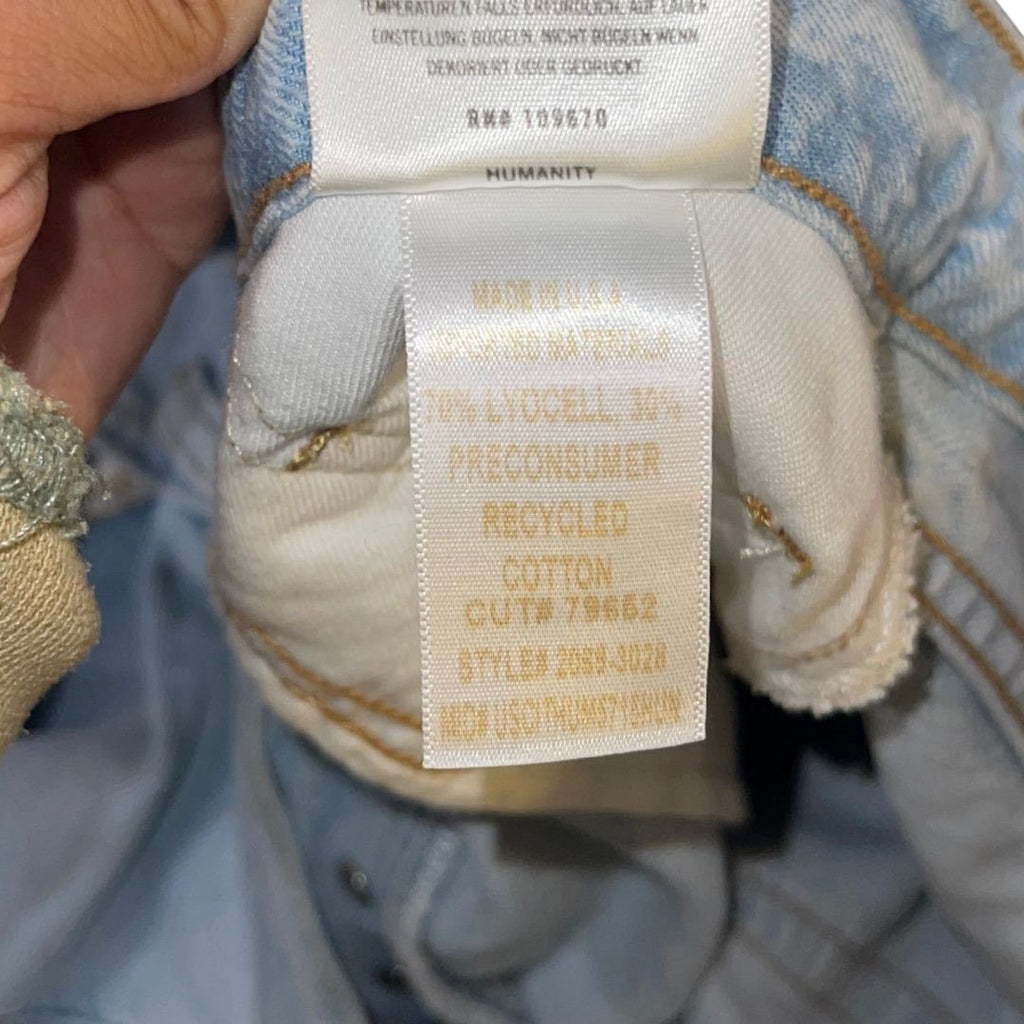 Citizens of Humanity Brynn Drawstring High-Rise Wide Leg Jeans 32 Tie Waist NWT