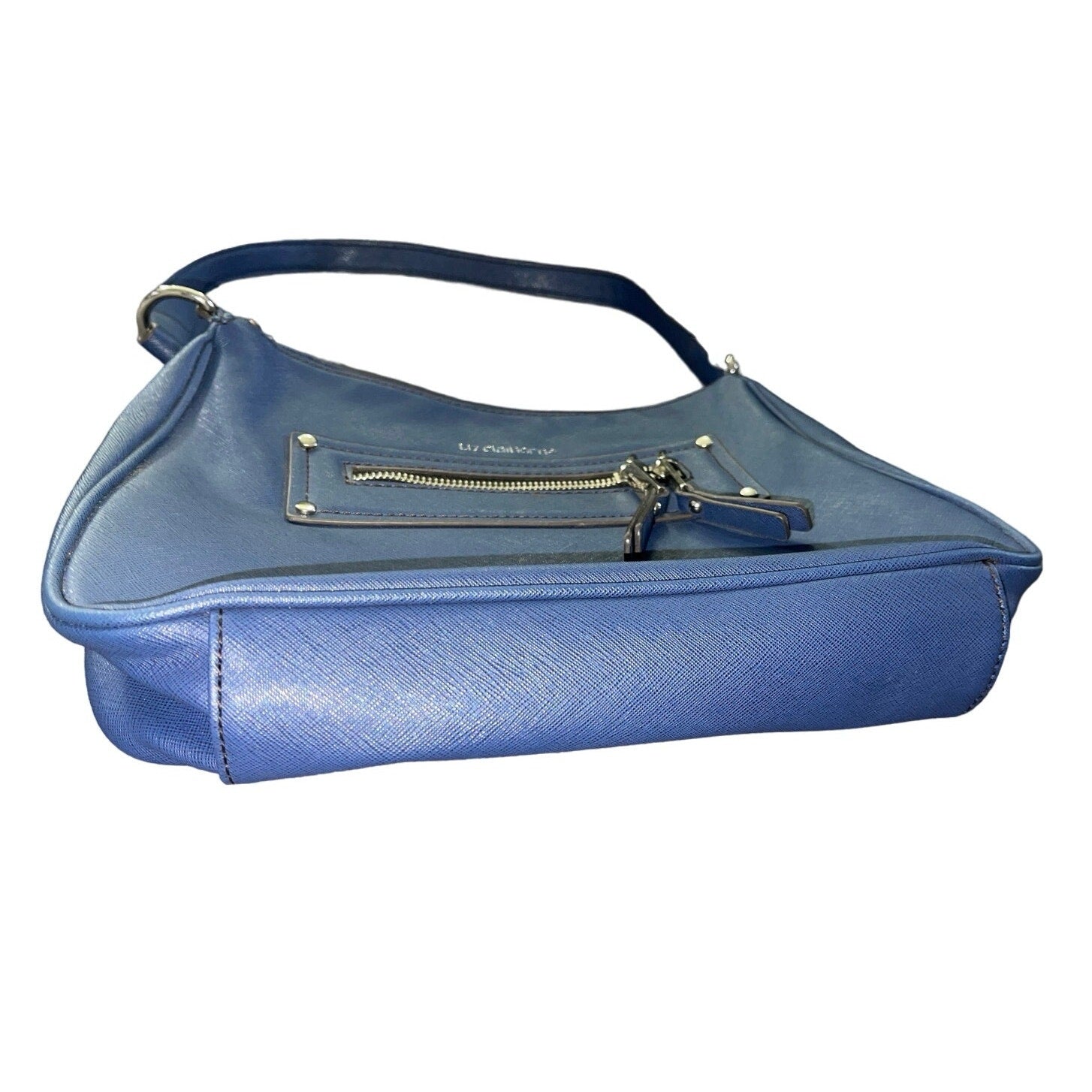 Liz Claiborne Vintage Blue Shoulder Bag Purse