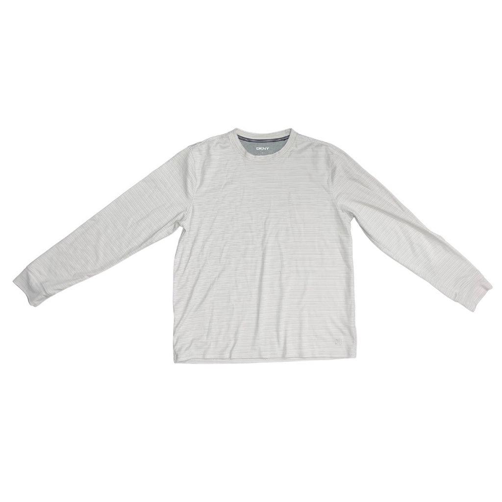 DKNY Men's Crewneck Long Sleeve Shirt Cotton Blend Size Large