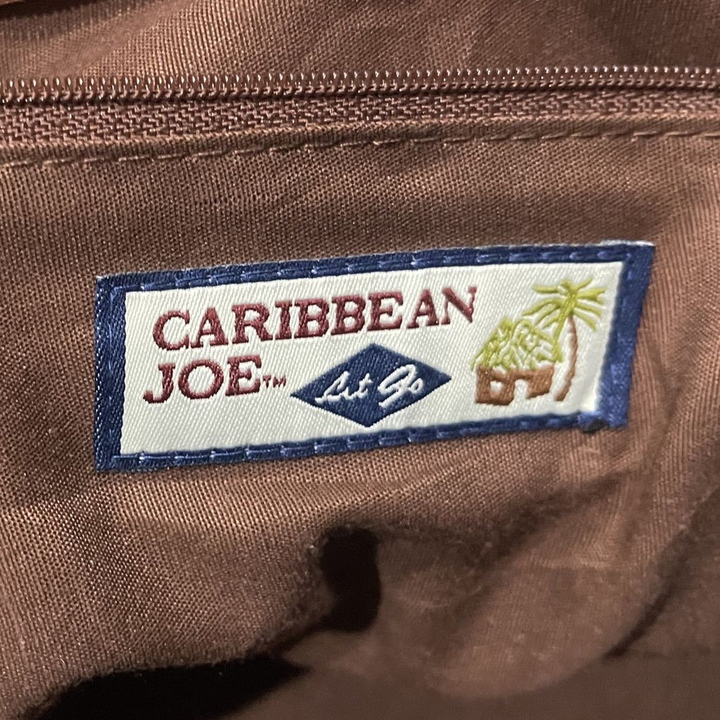 Caribbean Joe Multicolor Striped Duffle Bag Travel Beach Weekender Vacation Bag